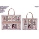 Sweet Rose Imaginary Butterfly Small and Large Tote Bag(Limited Stock/3 Colours/Full Payment Without Shipping)